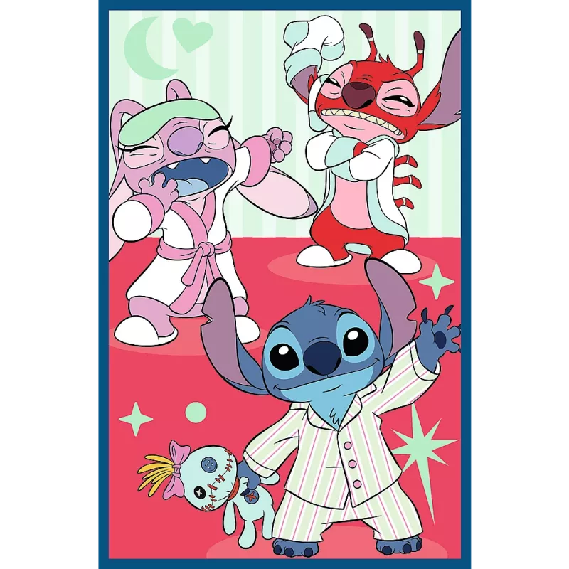 Puzzle - 3x80 - Stitch World Trefl 34885