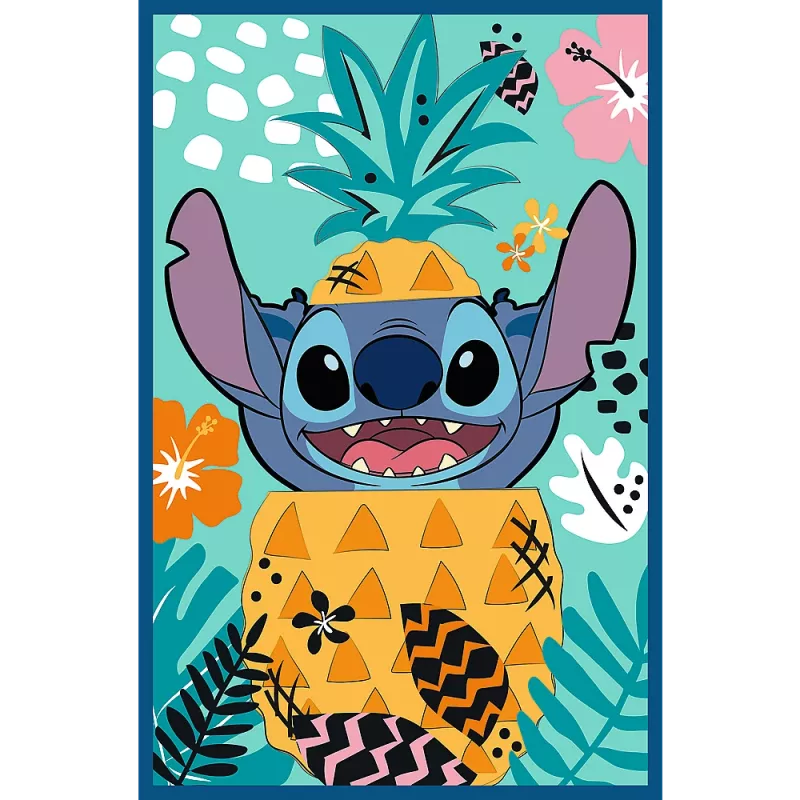 Puzzle - 3x80 - Stitch World Trefl 34885