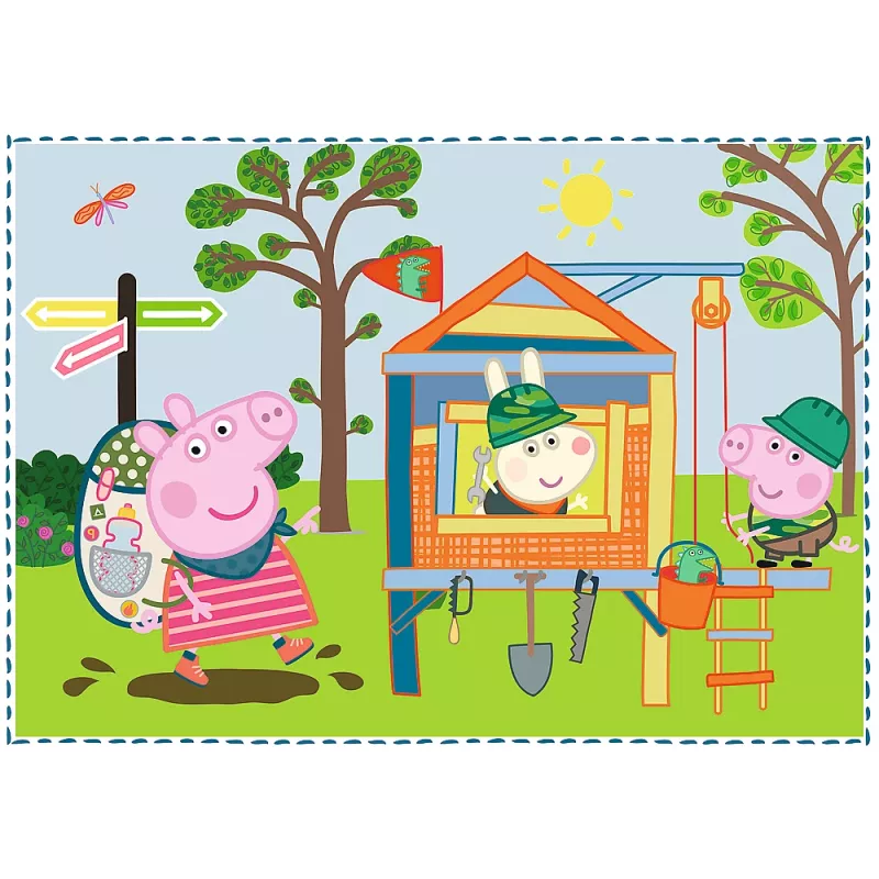 Puzzle Trefl 4in1 Holiday Memories Peppa Pig 34359