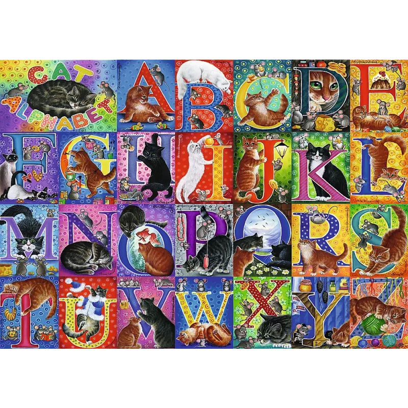 Puzzle TREFL 500 - Cat Alphabet Trefl 37527