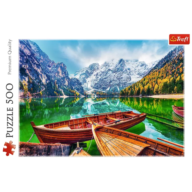 TREFL PUZZLE Puzzle – 500 – Lago di Braies, Italia Trefl 37486