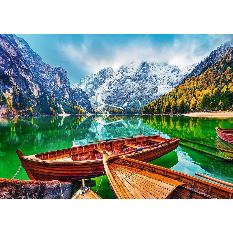 TREFL PUZZLE Puzzle – 500 – Lago di Braies, Italia Trefl 37486
