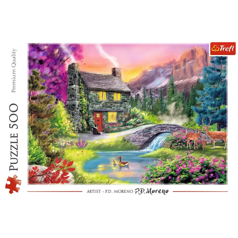 TREFL PUZZLE Puzzle – 500 pezzi – Idillio di montagna Trefl 37325