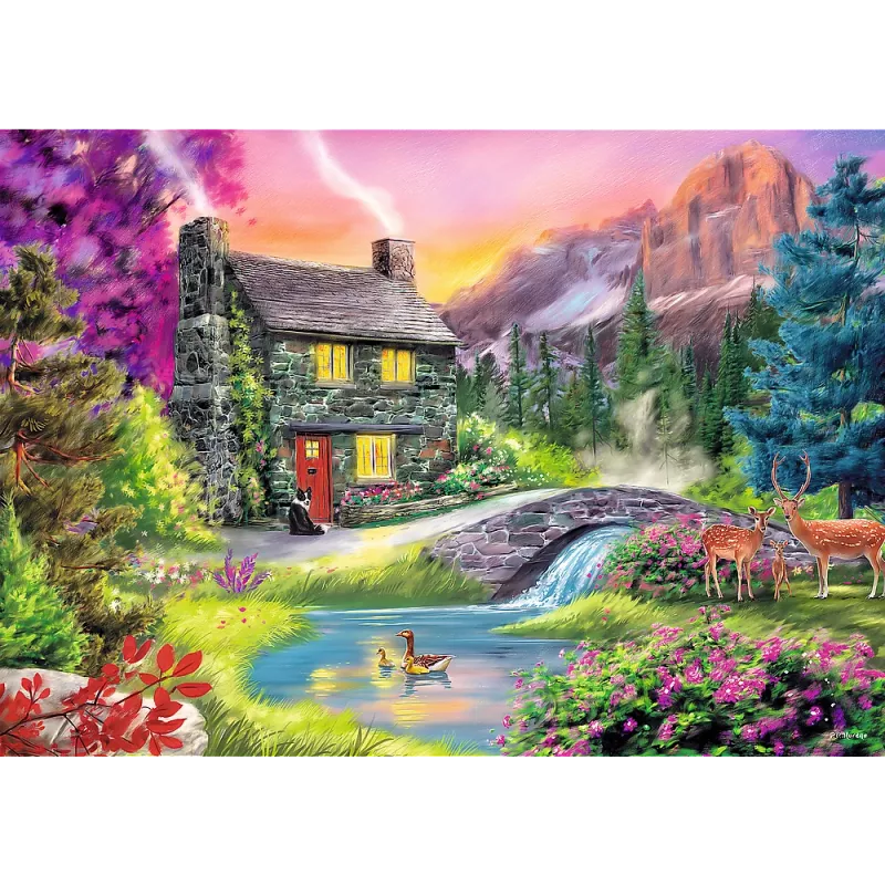 TREFL PUZZLE Puzzle – 500 pezzi – Idillio di montagna Trefl 37325