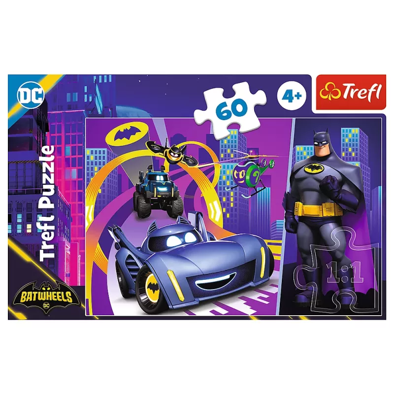 TREFL PUZZLE Puzzle - 60 - Batman e i suoi veicoli