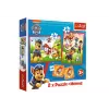 TREFL PUZZLE Puzzle + Memos 2 in 1 Paw Patrol Dog Team in Action