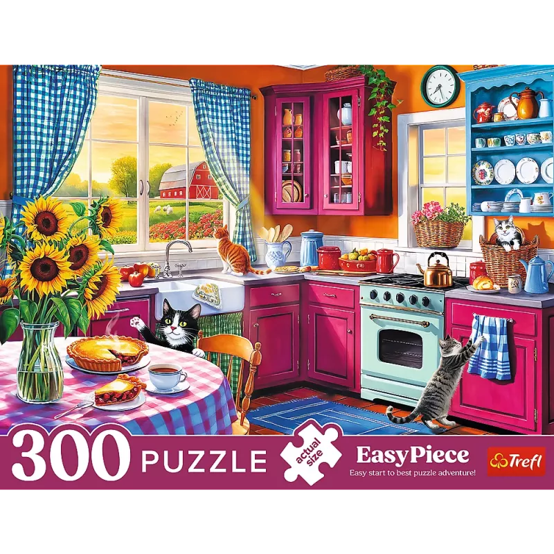 Puzzle Trefl - 300 Easy Piece - Mattino in cucina FSC Mix 70% 23102