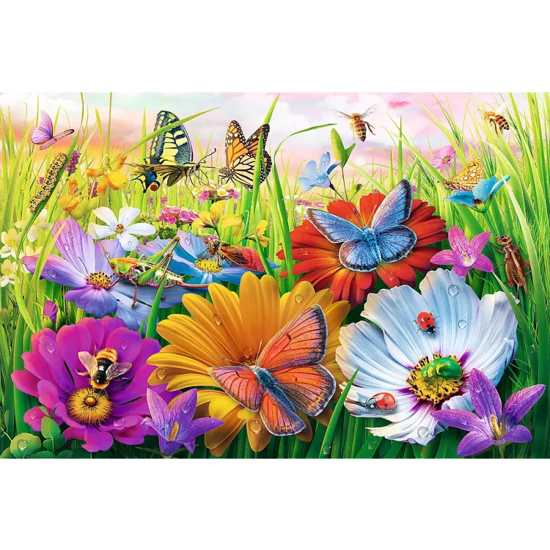 Puzzle Trefl - 300 EasyPiece - Insetti sul prato Trefl 23103
