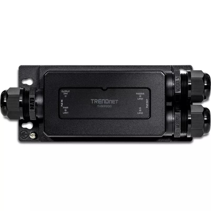 TRENDnet extender PoE+ Gigabit industriale attivo/passivo 2 porte