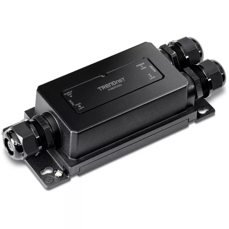 TRENDnet extender PoE+ Gigabit industriale attivo/passivo 2 porte