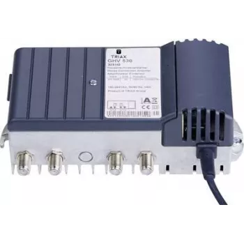 TRIAX GHV 530 BK amplificatore di allaccio domestico 20 dB guadagno in avanti per GHV 30E 323142