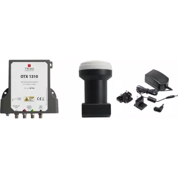 TRIAX OTX1310KIT trasmettitore ottico OTX 1310 con LNB a banda larga TWB 40 307785