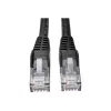Tripp Cavo patch Cat6 Gigabit snagless stampato RJ45 M/M nero 15ft