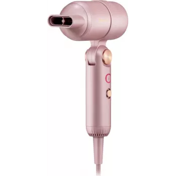 Trisa Ionic-T Blush asciugacapelli rosa 2200 W motore AC tecnologia ionica 3 livelli di calore 2 velocità Cool Shot concentratore diffusore 1066.8712