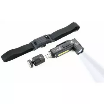 TROIKA ECO torcia pieghevole nera (TOR55/BK)