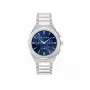 Trussardi orologio al quarzo uomo T-Light R2453156004 44mm quadrante blu cinturino milanese argento