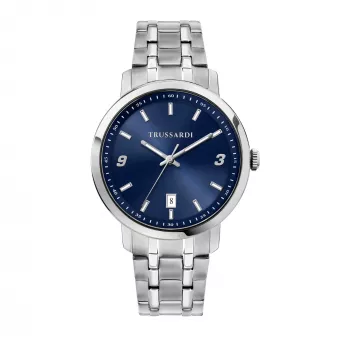Trussardi Orologio uomo R2453147010 41mm acciaio inox quadrante blu