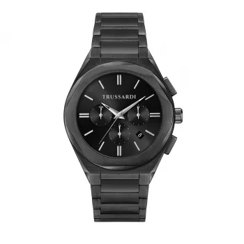 Trussardi Orologio uomo R2453156002 44mm quadrante blu acciaio inox mesh