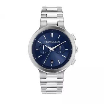 Trussardi Orologio da uomo R2453164004 43mm acciaio inox quadrante blu