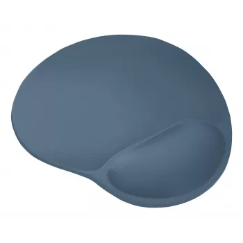 Trust BigFoot tappetino mouse con poggiapolsi in gel, Steel Blue
