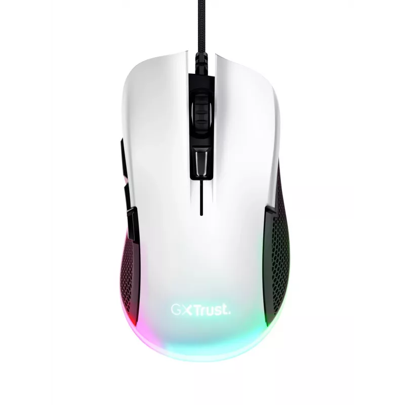 Trust GXT 922W Ybar Mouse ottico gaming USB, 6400 DPI, RGB, nero
