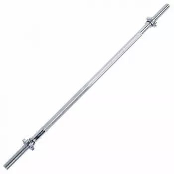 Tunturi bilanciere 180 cm – barbell standard cromato in acciaio massiccio per allenamento della forza a casa