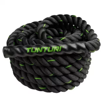 Tunturi Battle Rope 12m – corda fitness da 38mm in poliestere ad alta densità