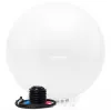 Tunturi Gymball 65 cm Anti-Burst Palla da ginnastica - bianco sporco con pompa a mano