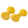 Tunturi coppia di manubri corti in neoprene 1,5 kg giallo