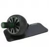 Tunturi Pro Exercise Wheel Deluxe ruota addominale con tappetino per ginocchia