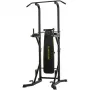Tunturi PT60 Power Tower (17TSPT6000) - stazione multi-grip per trazioni e dip per l'allenamento della forza a casa