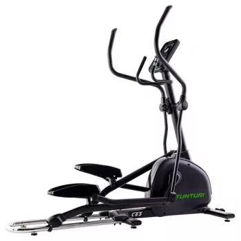 Tunturi Signature C65-F Crosstrainer elettromagnetico con azionamento frontale, 32 livelli di resistenza, 28 kg volano, LCD 5,5 pollici, Bluetooth, 20 programmi, peso massimo utente 135 kg