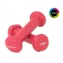 Tunturi Manubri in vinile 0,5 kg, rosa, 2 pezzi