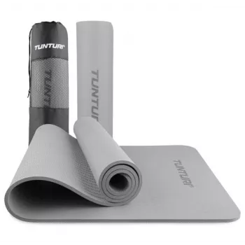 Tunturi tappetino yoga, 8 mm, grigio