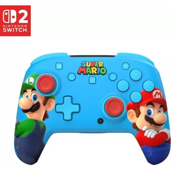 Turtle Beach Rematch Controller wireless da gaming per Nintendo Switch 2 – Mario & Luigi Edition RGB