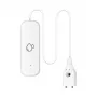 TUYA HS085179 rilevatore di acqua Wi-Fi con allarme 85dB, a batteria, compatibile con Alexa e Google Assistant