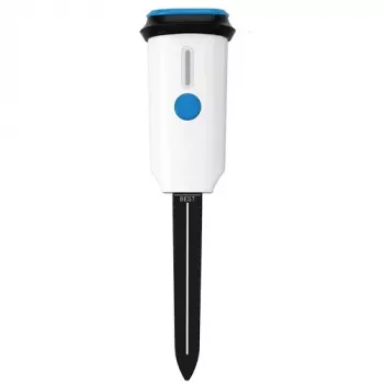 TUYA sensore intelligente Wi-Fi di temperatura e umidità del suolo, sonda in acciaio inox IP67, app Tuya Smart Life, funzionamento a 3x batterie AA, bianco