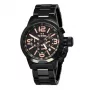 TW STEEL MAN TW312 40mm Cronografo al quarzo orologio uomo quadrante nero cinturino in pelle