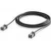 UBIQUITI UACC-CABLE-PATCH-OUTDOOR-C6A-3M-BK Cavo patch Cat6a schermato ultra sottile per esterni (3 m, nero)