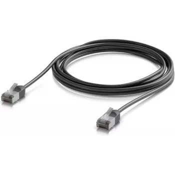 UBIQUITI UACC-CABLE-PATCH-OUTDOOR-C6A-3M-BK Cavo patch Cat6a schermato ultra sottile per esterni (3 m, nero)