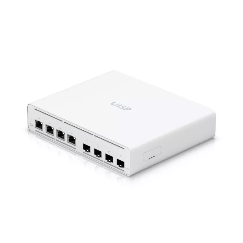 Ubiquiti UISP-S-PLUS-EU switch 8 porte 2,5GbE PoE++ con uplink 10G SFP+, budget 200W