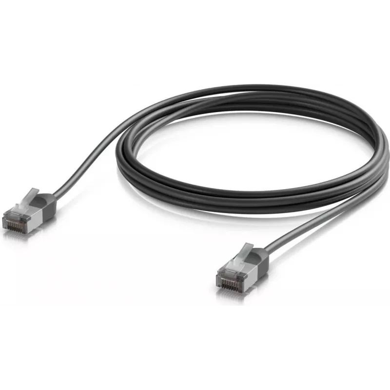 Ubiquiti UniFi Premium Cavo patch per esterni, Cat6A, 2 m, nero (UACC-Cable-Patch-Outdoor-C6A-2M-BK)