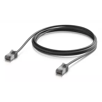 Ubiquiti UniFi Premium Cavo patch per esterni, Cat6A, 2 m, nero (UACC-Cable-Patch-Outdoor-C6A-2M-BK)