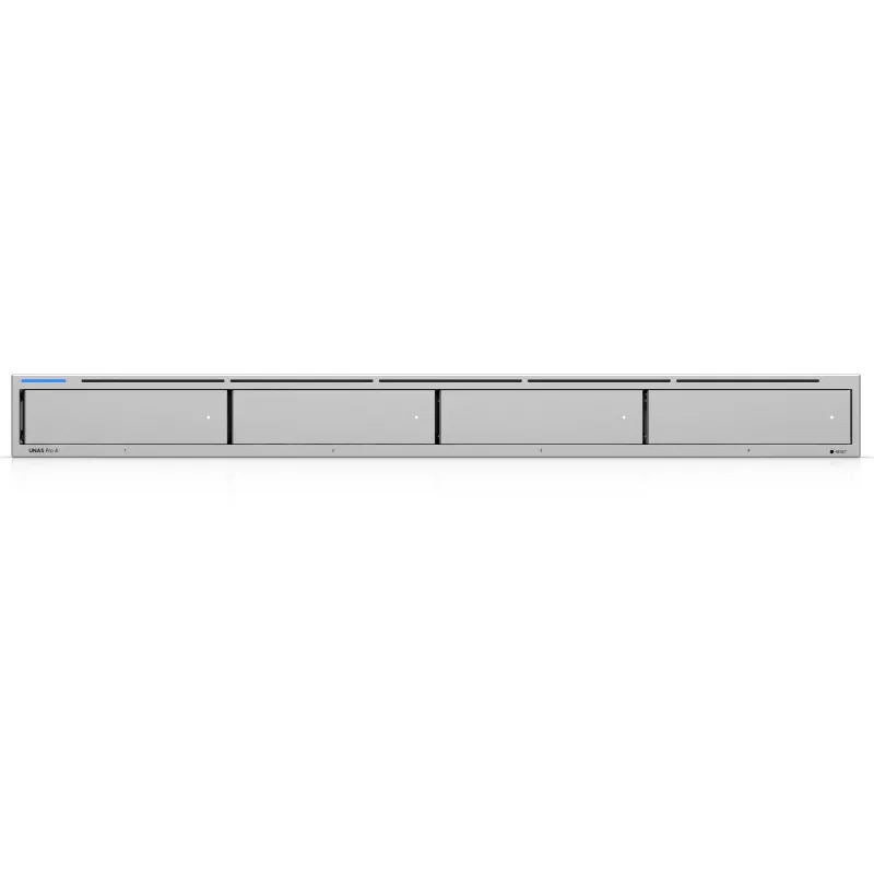 Ubiquiti UNAS-Pro-4 NAS 4 bay rackmount 1U con 10GbE SFP+