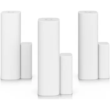 Ubiquiti UniFi SuperLink Entry Sensor (3-Pack) USL-Entry-3 – Sensore magnetico BLE wireless per UniFi Protect, batteria CR2032, interno, bianco