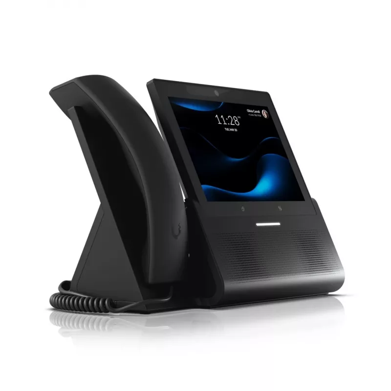 Ubiquiti UniFi Talk UTP-G3-Touch-Enterprise Telefono da tavolo VoIP con touchscreen, Nero, Wi-Fi