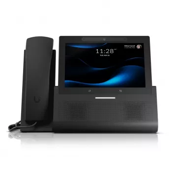 Ubiquiti UniFi Talk UTP-G3-Touch-Enterprise Telefono da tavolo VoIP con touchscreen, Nero, Wi-Fi