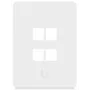 Ubiquiti Piastra a muro universale Keystone 4 porte verticale – Finitura pulita e personalizzabile (UACC-WP-KEYSTONE-V-4P)