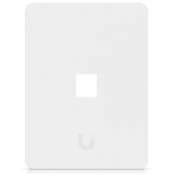 Ubiquiti Placca a muro universale per keystone – Finitura pulita e personalizzabile, 1 porta (bianco)