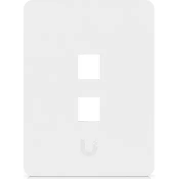 Ubiquiti Piastra a muro universale Keystone Clean, superficie personalizzabile, 2 porte verticale (UACC-WP-KEYSTONE-V-2P)